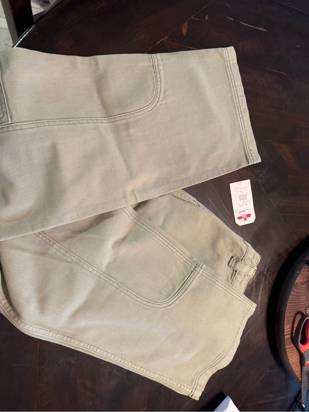 Billabong Sage Green Cargo Pants - Picture 2 of 16